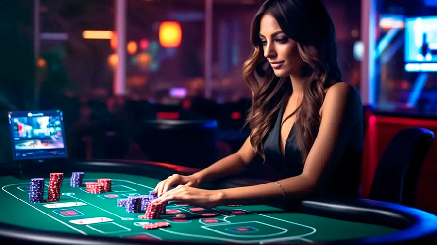 Casino with dealer